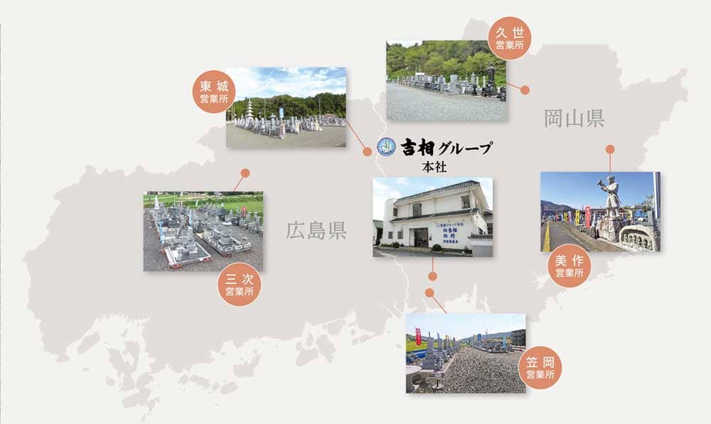 株式会社吉相の支店の地図